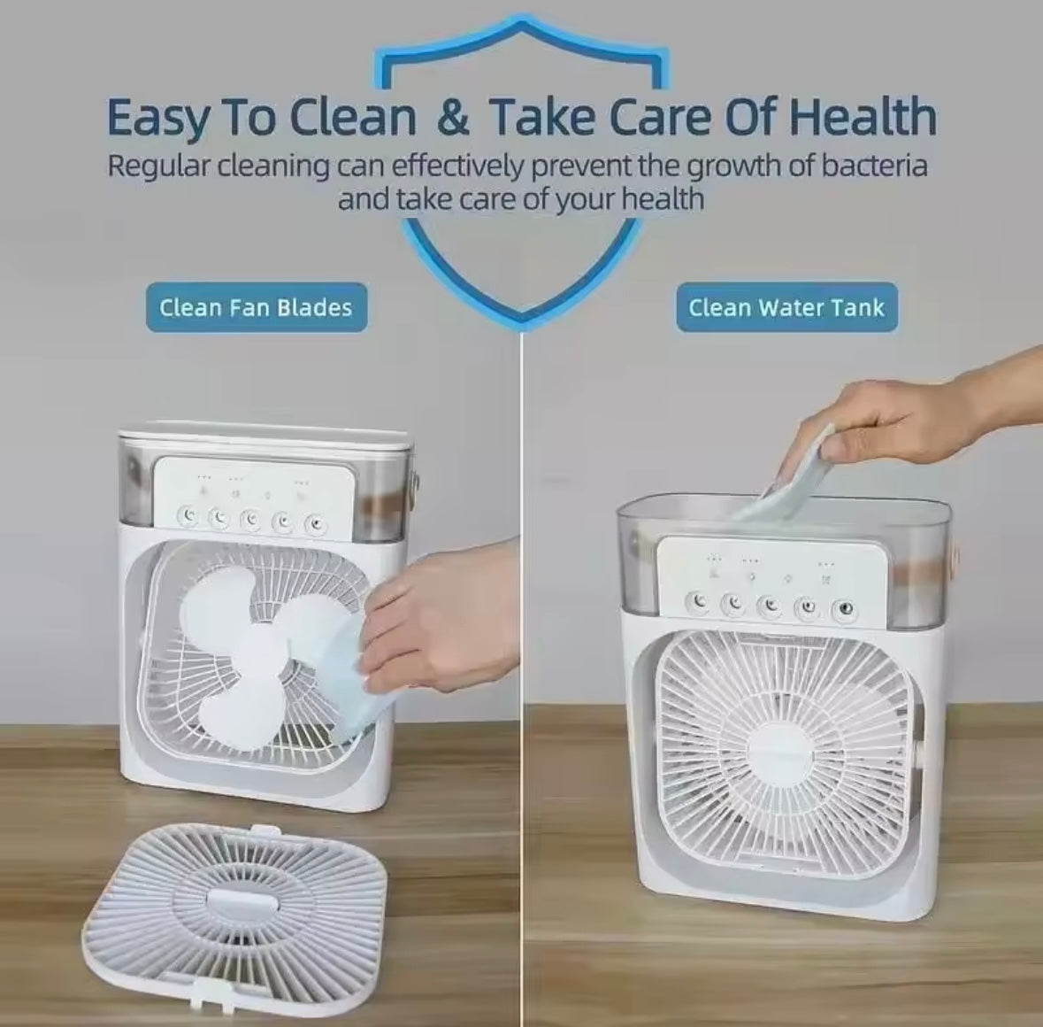Mini fan air conditioner