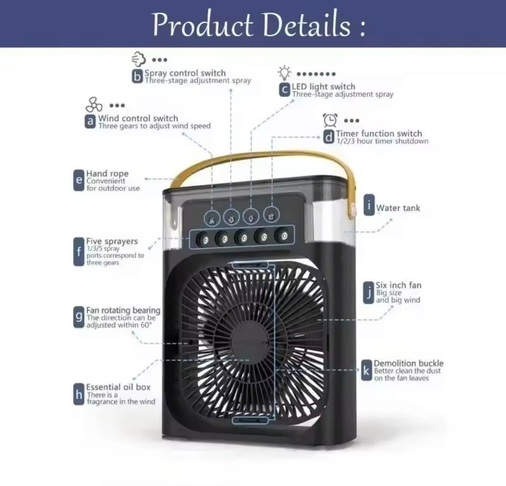 Mini fan air conditioner