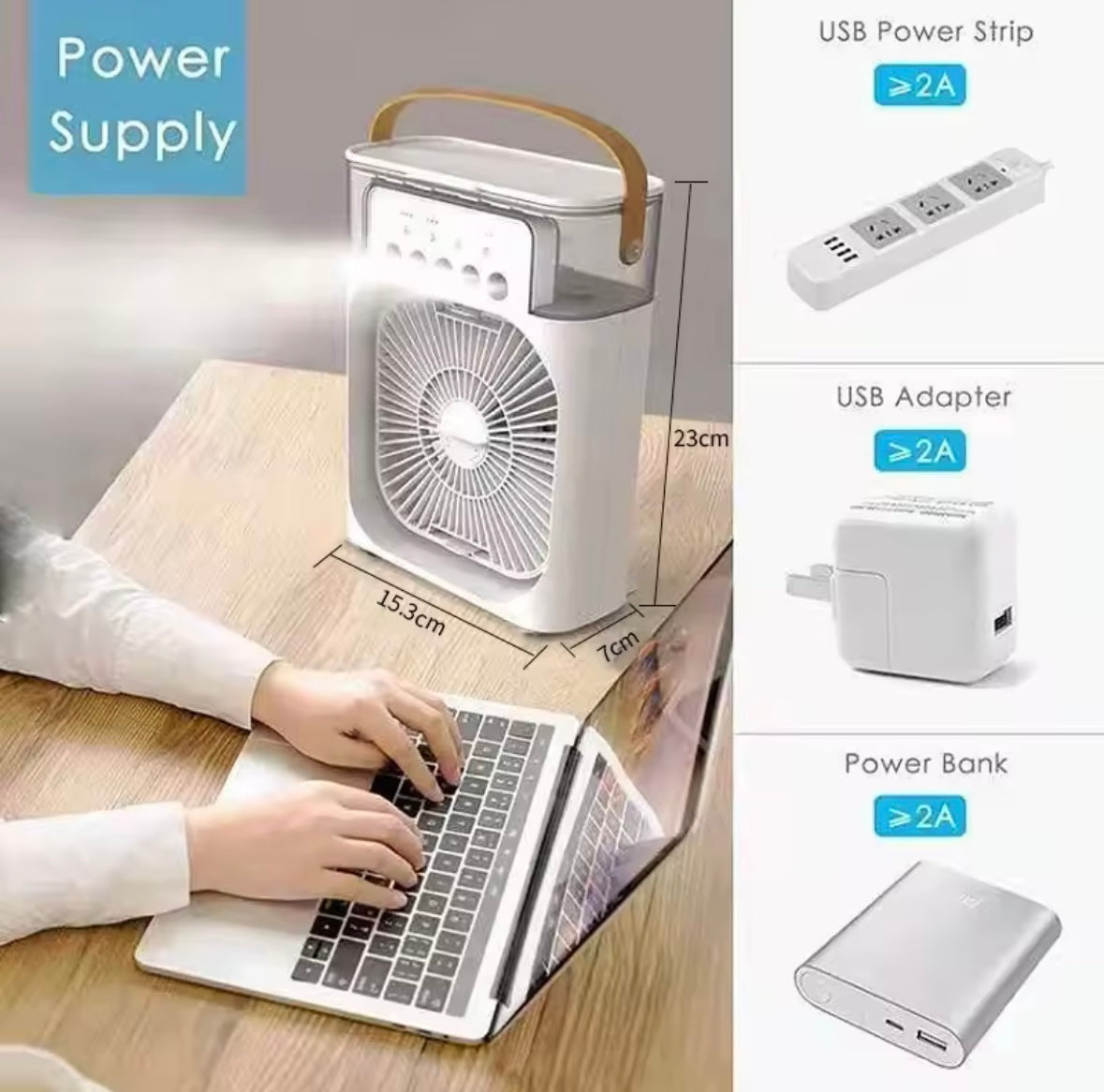 Mini fan air conditioner